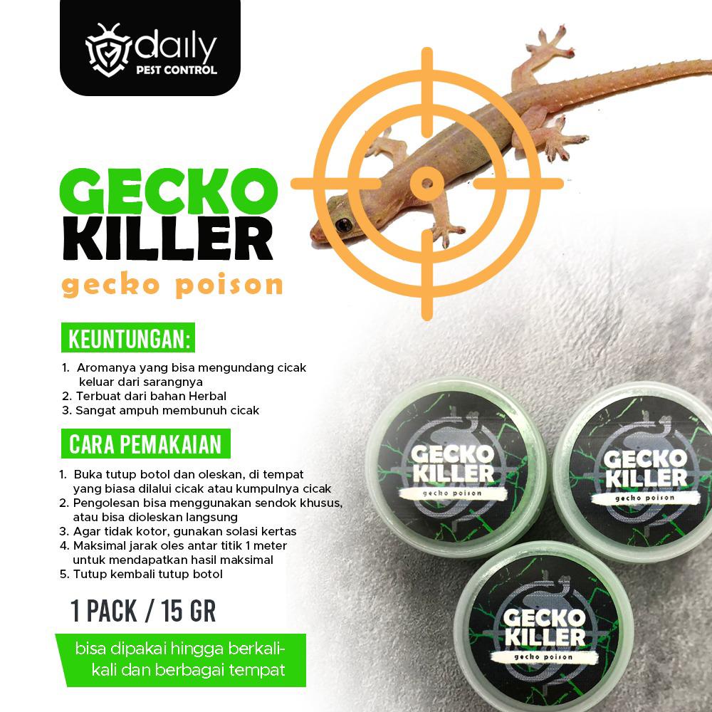 RACUN PEMBASMI CICAK DAILY GECKO KILLER RACUN CICAK HERBAL PALING AMPUH