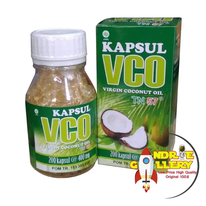 

Kapsul Minyak Kelapa Murni VCO Original Virgin Coconut Oil Isi 200