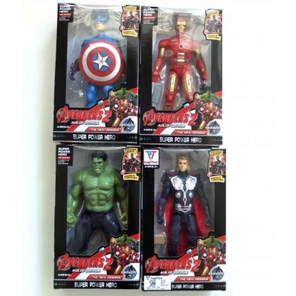 Mainan anak Action Figure Avengers JUMBO iron man hulk thor captain america/ karakter Figure Avengers