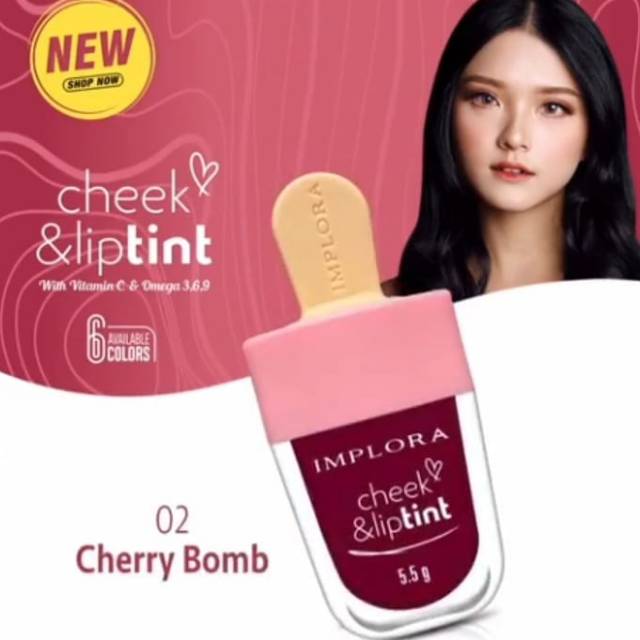 IMPLORA CHEEK DAN LIPTINT IMPLORA CHEEK &amp; LIPTINT - IMPLORA LIP TINT ORIGINAL