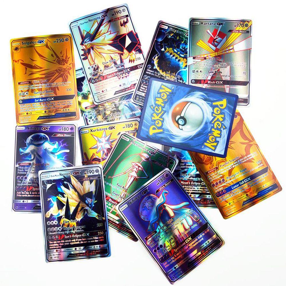 Lanfy Pikachu Shining Cards Game VMAX TAG TEAM TAKARA GX EX Koleksi Mainan Anak Versi Inggris Battle Carte Cards Game