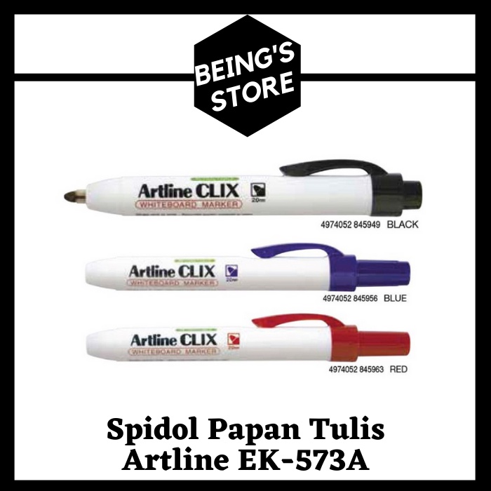 

SPIDOL PAPAN TULIS WHITEBOARD MARKER ARTLINE EK-573A