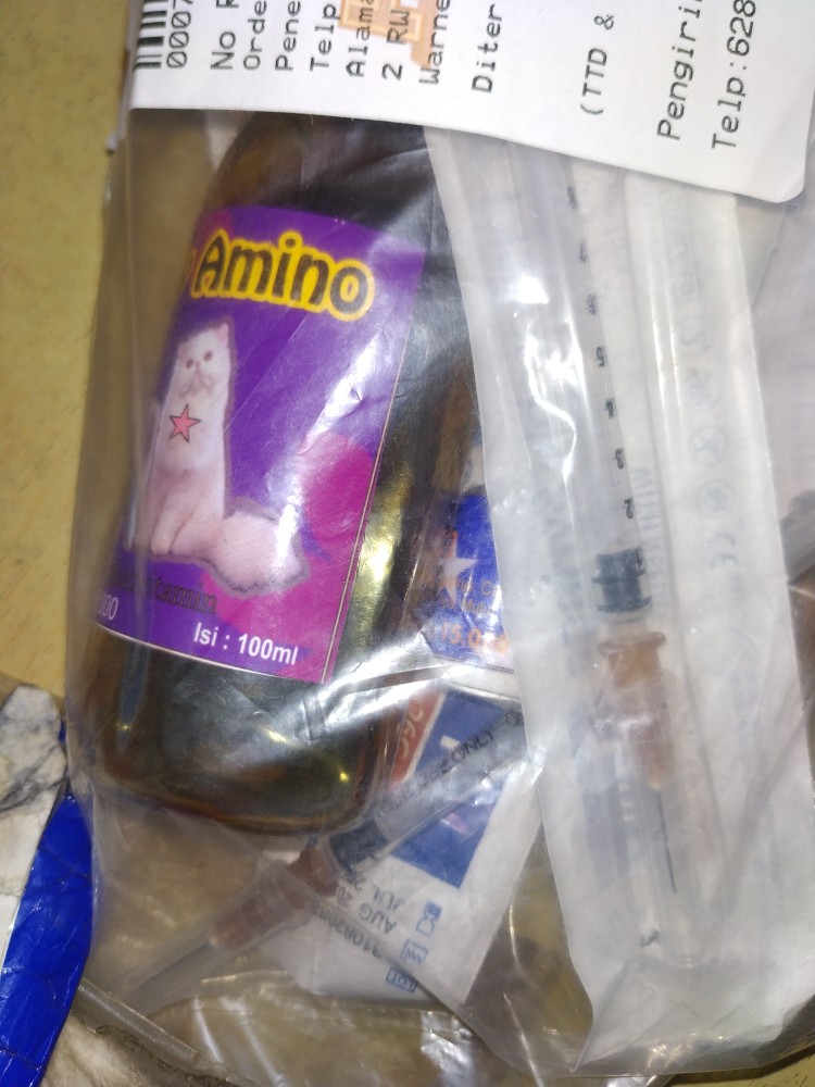 Vitamin kucing uky amino isi 100ml ( Uky5 ) | Shopee Indonesia