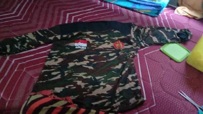 Kaos Banser Loreng Lengan Panjang All Size (grosir)