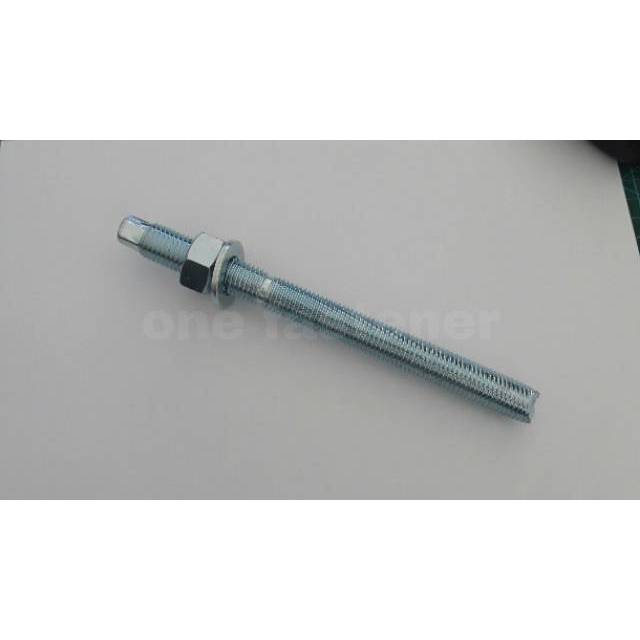 baut chemical m20x260 stud pasangan ramset anchor stud bolt