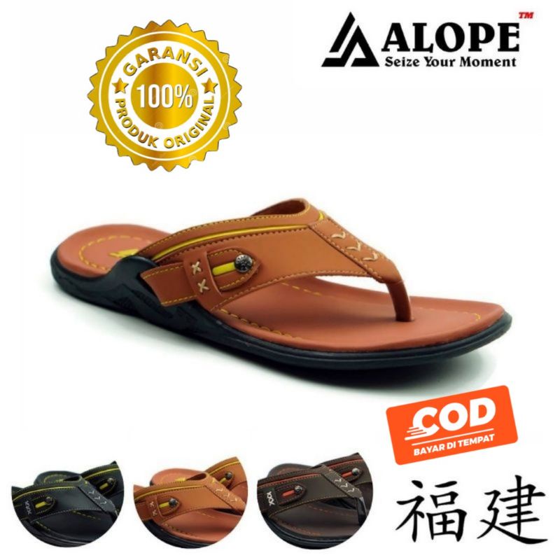 SANDAL KULIT PRIA ALOPE H 10 KASUAL sandal kulit sandal pria sandal