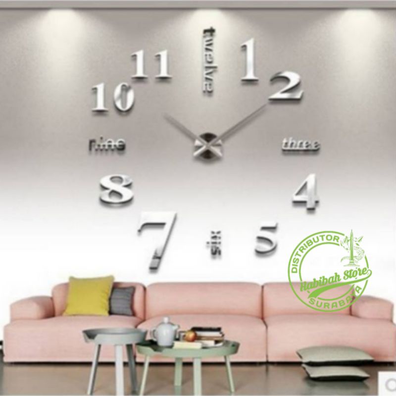 jam dinding besar jumbo raksasa DIY Giant