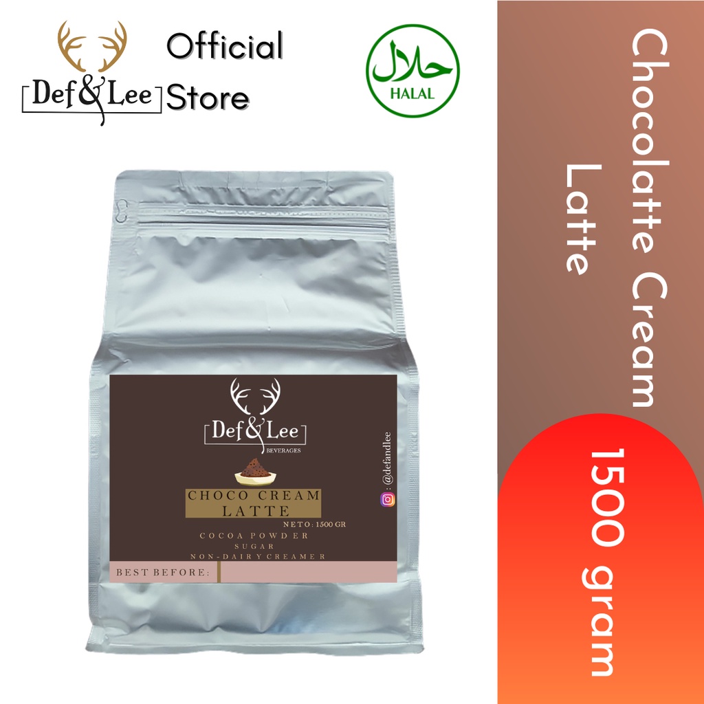 

Chocolate Cream Powder 1500gram (Bubuk Minuman Coklat Krim) Cocoa Cokelat Choco Latte
