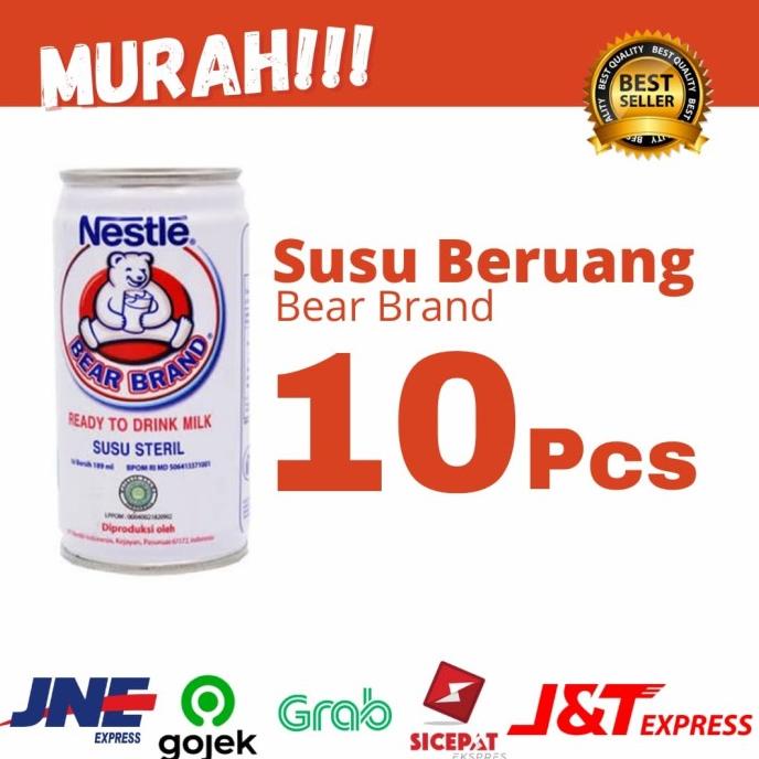 

[COD] Susu beruang nestle bear brand 10 pcs [COD]