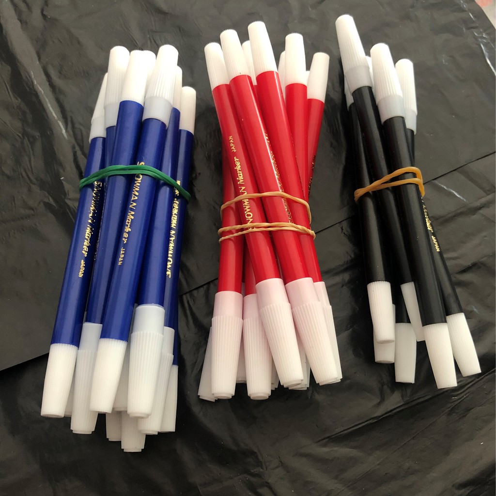 

[LUSIN] SPIDOL PW-1A , SPIDOL SNOWMAN MARKER PW 1A , SPIDOL KECIL SNOWMAN HITAM BIRU MERAH , SPIDOL WARNA