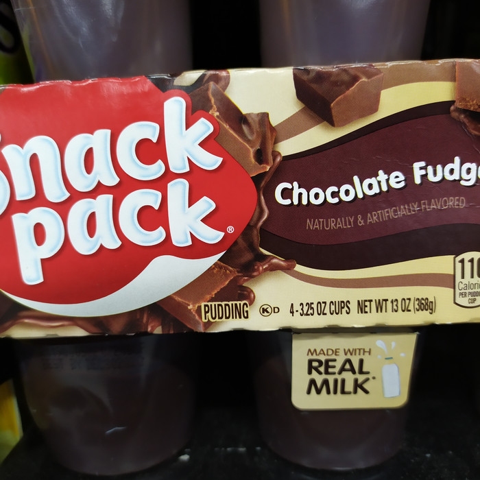 

HUNTS SnackPack Pudding Chocolate Fudge With Real Milk 368gram