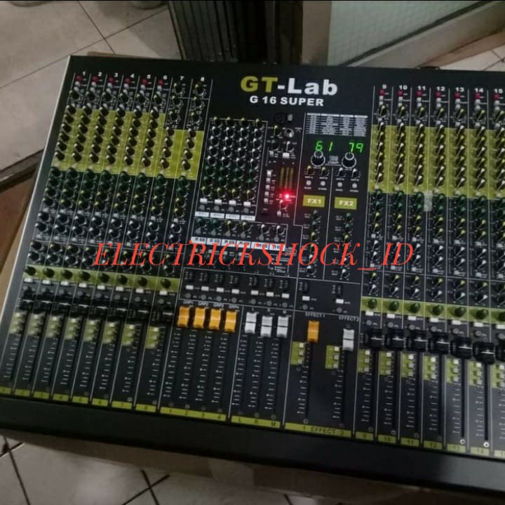 MIXER AUDIO GT LAB G16 SUPER / G 16 SUPER SERIES ORIGINAL BY RDW 16 CH