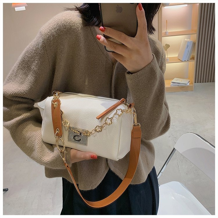 BJ43273 - BLACK/BROWN - TAS WANITA FASHION IMPORT MODIS ELEGAN TERMURAH TERLARIS TERBARU BAGSTORE JAKARTA TAS BATAM BQ3273 LT2016