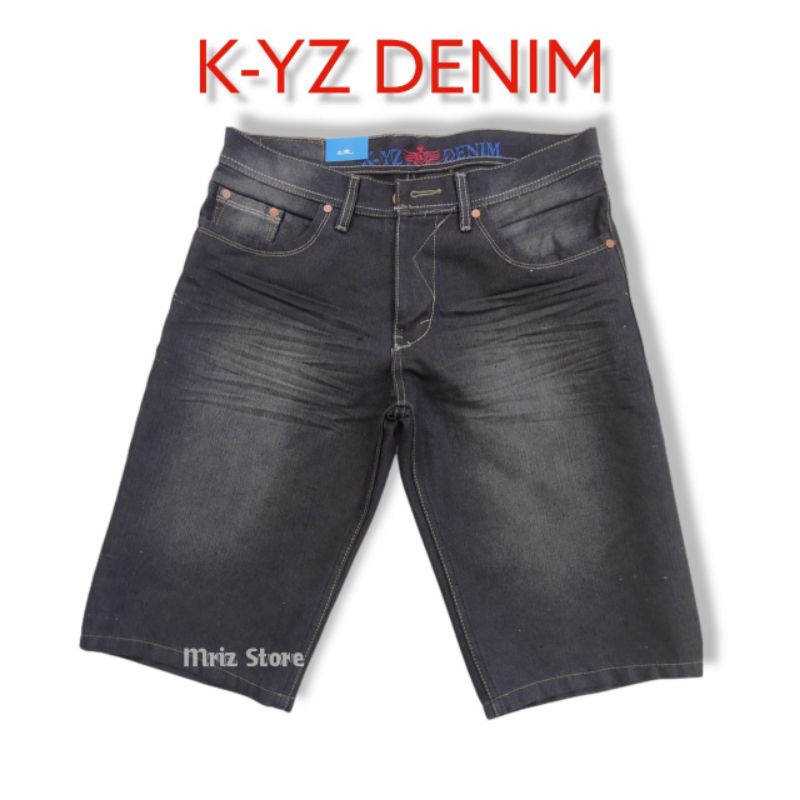 Celana Pendek Jeans Pria Denim Cowo Salvedge Original Kekinian Keren