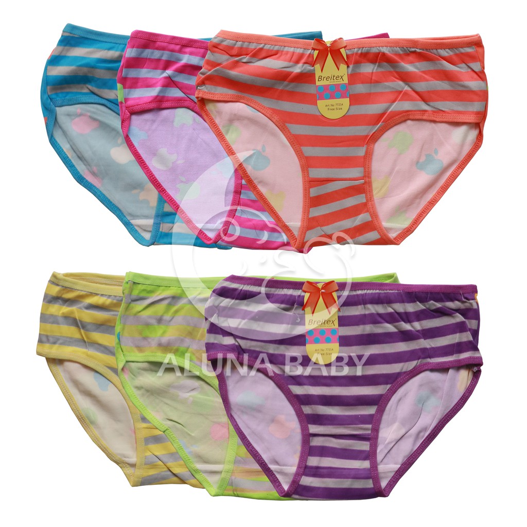 (CD) Celana Dalam Wanita Breitex Free Size Grosir Murah