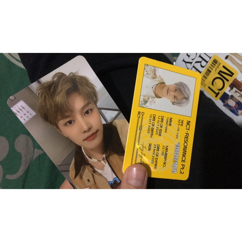 

READY photocard taeil, id card yang yang, ngutamain trade.