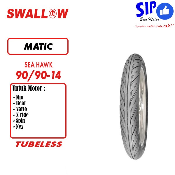 Ban swallow Sea Hawk SB-115 Tubeless 90/90 Ring 14