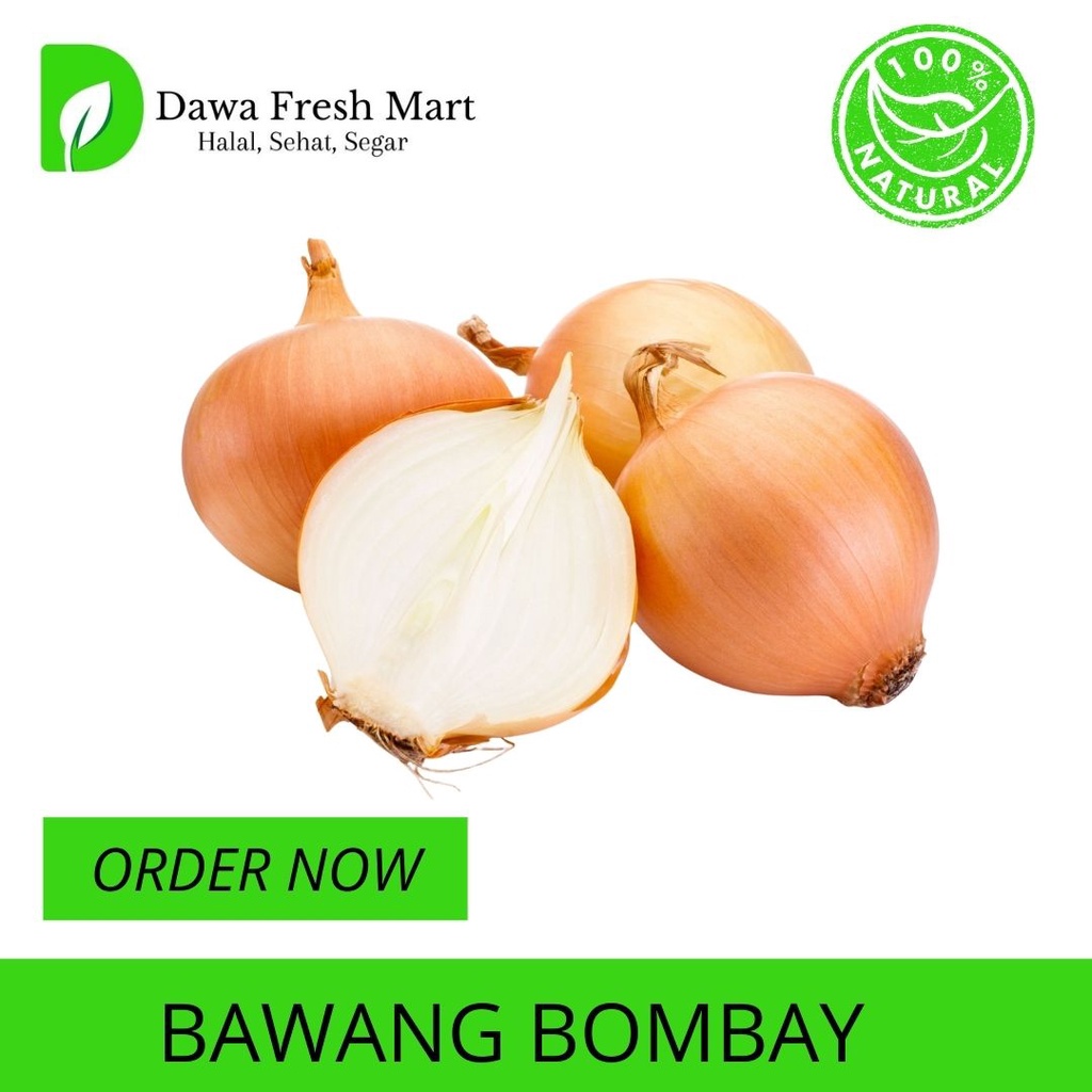 

Bawang Bombay Super 500 Gram Konvensional Dawa freshmart- bawang bombay 1kg - bawang bombai - bawang bombay murah | Bergaransi