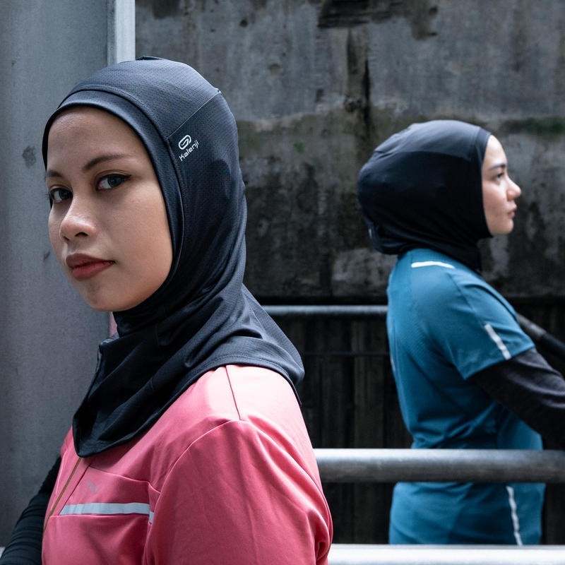 KALENJI Hijab Wanita Olahraga Lari
