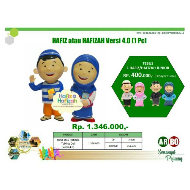 Boneka Hafiz Hafizah Doll Hafiz Doll