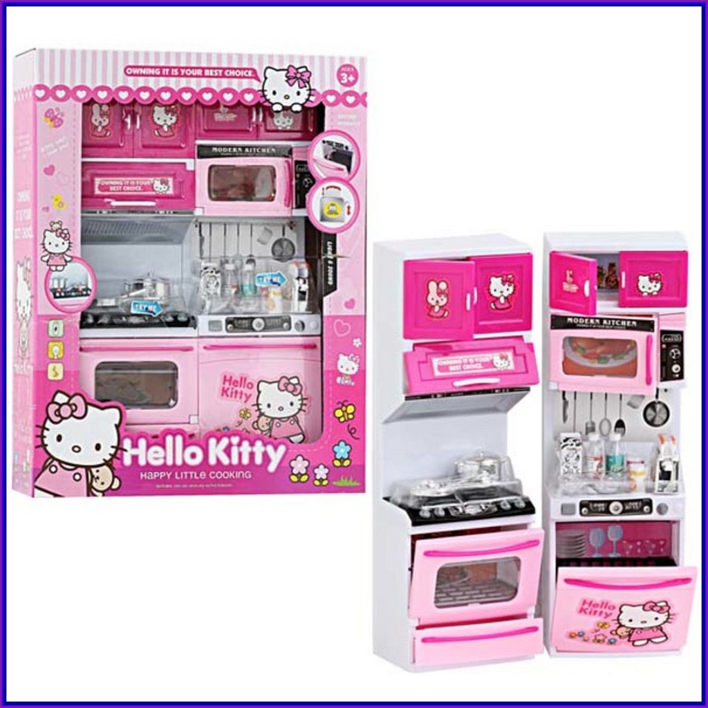  MAINAN  KITCHEN SET 2 RUANG HELLO  KITTY  DAPUR DAPURAN 