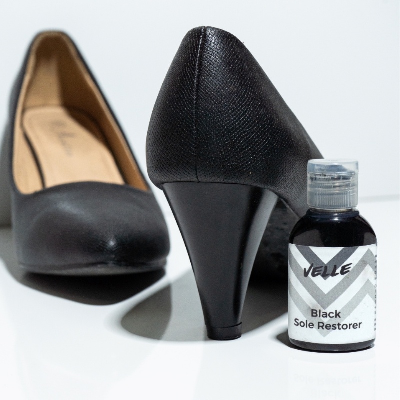 Velle Sole Restorer Black - khusus semir hitam kilap midsole karet sepatu