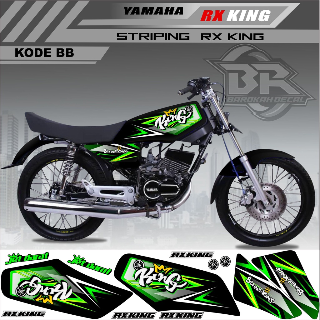 Sticker Rx King Variasi Stiker Lis Striping Rx King Kode BB