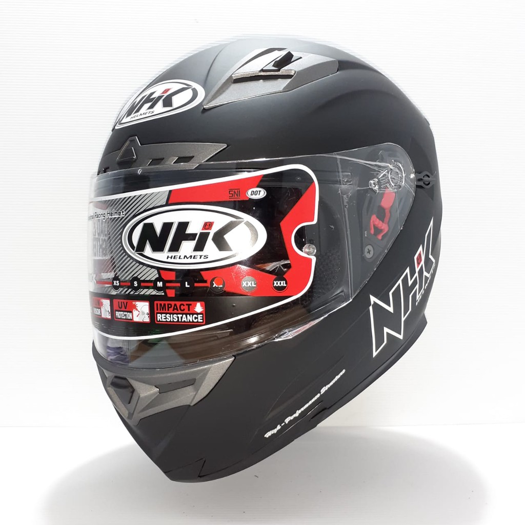 HELM NHK RX9 SOLID BLACK DOFF NHK RX-9 BLACK DOFF