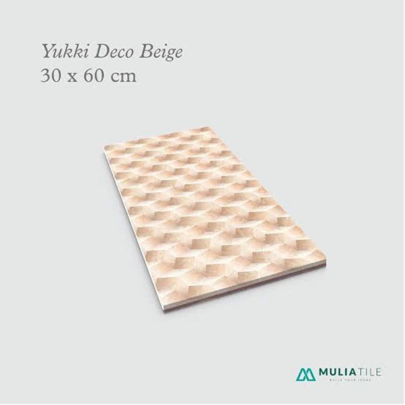 keramik dinding kamar mandi / keramik dinding dapur / keramik dinding mulia 3 dimensi 30x60 yukki de