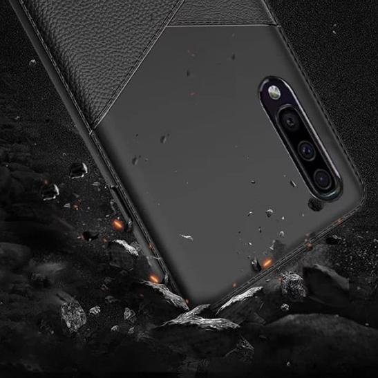 ☄ Samsung A70 Case Casing Samsung Galaxy A 70 - Hitam ۝