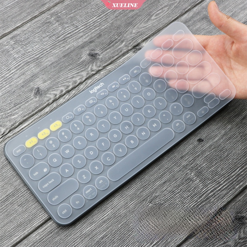 Cover Pelindung Keyboard Bahan Silikon Anti Debu Untuk Logitech k380 10 Inch (ZXL)