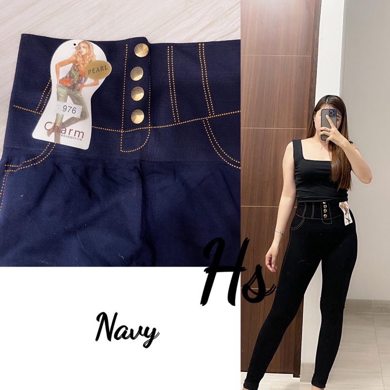 LEGGING PANT JEANS BUTTON IMPORT 976