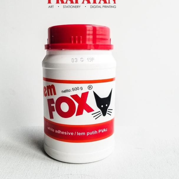 

☂ Lem Fox 500 gram / Lem putih PVAc ✧