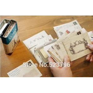 Mini Vintage European Style Envelope 95x72mm (12pcs)