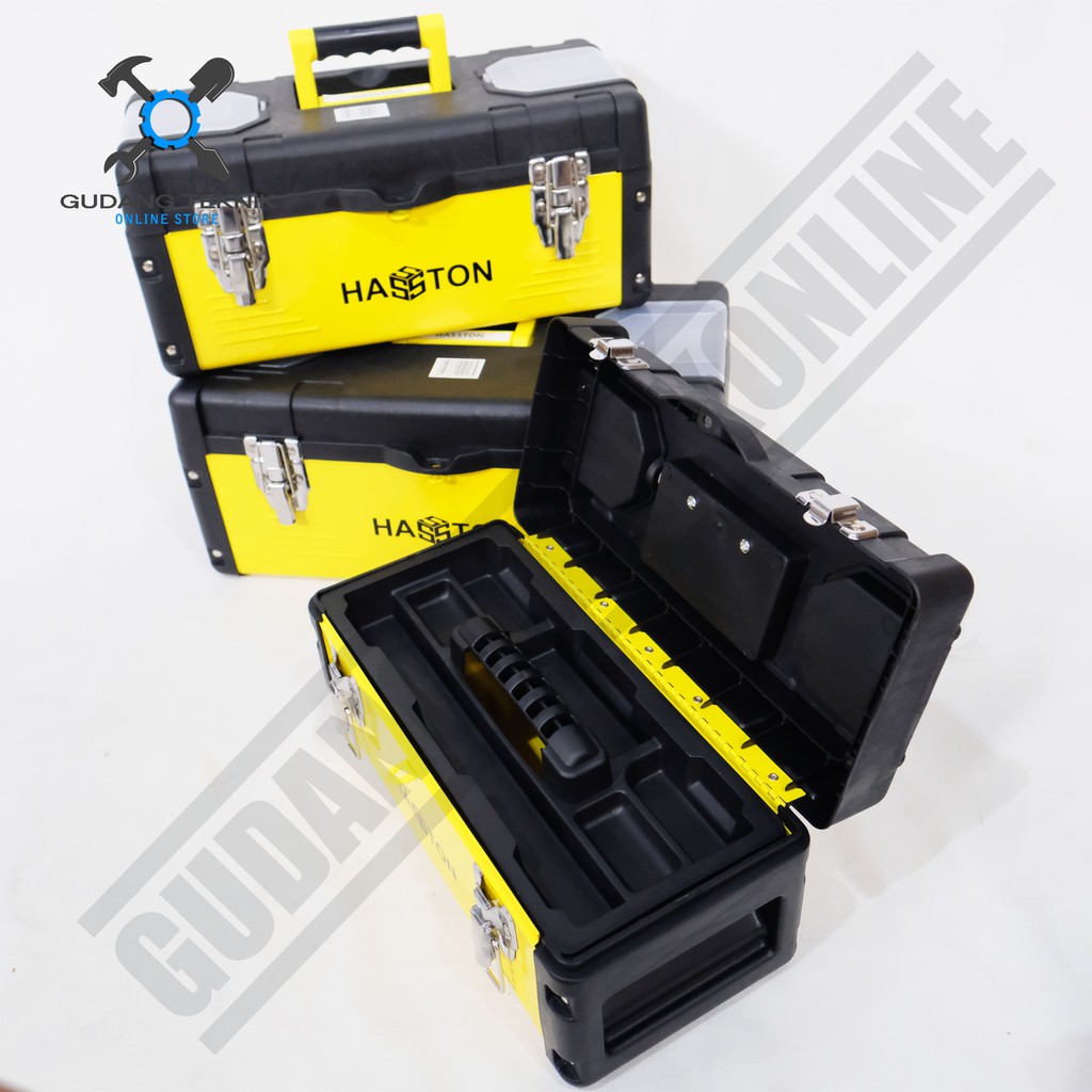 HASSTON PROHEX Tool Box Besi  14&quot; - 17&quot; - 19&quot;/ Kotak Perkakas Besi 14inch 17inch 19inch