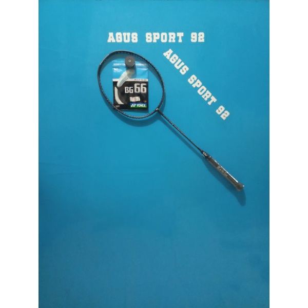 RAKET BADMINTON ORIGINAL HIQUA BLUE LITE (77GRAM)