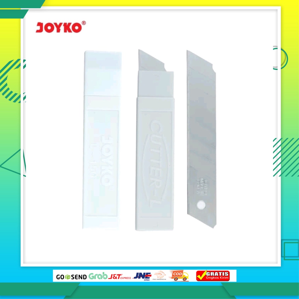 

JOYKO Cutter Blade Refill Isi Pisau Pemotong Joyko L-150 A-100 1 Tube 5 Pcs Tajam Kuat