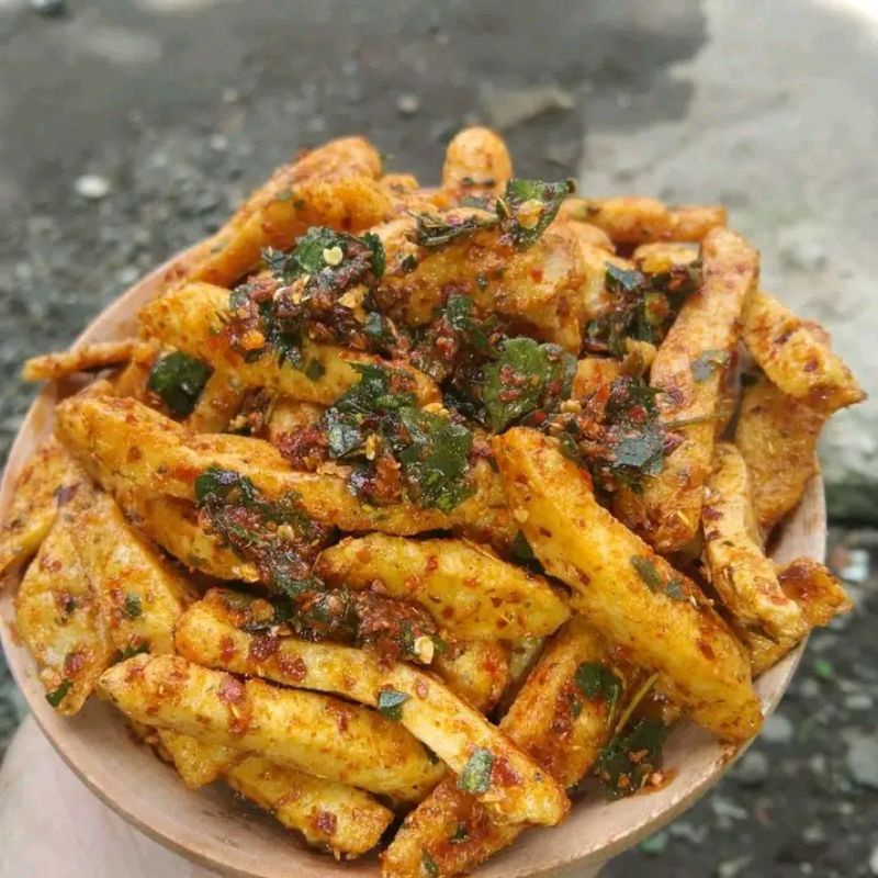 

Basreng Extra pedas daun jeruk