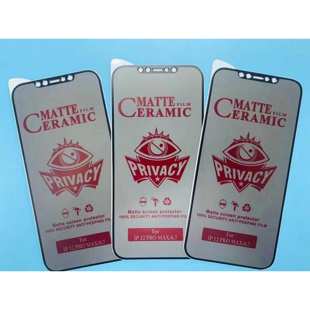 TEMPERED CERAMIC MATTE ANTI SPY +TISU NON PACK SAMSUNG