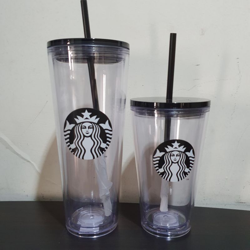 Starbucks Tumbler Cold Cup Black Siren Logo grande