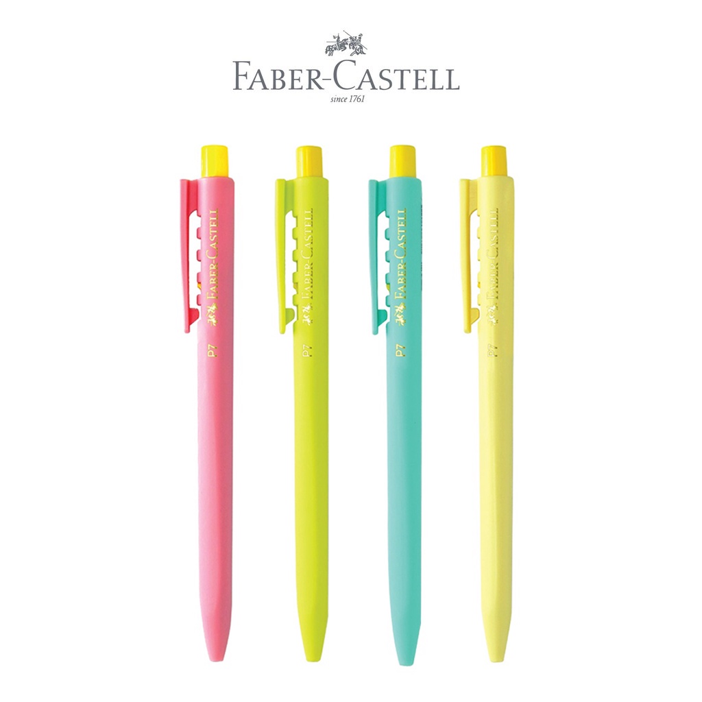 

Faber-Castell Ballpoint Pen P7 Pastel 0.7 mm - 1 PCS (SATUAN)