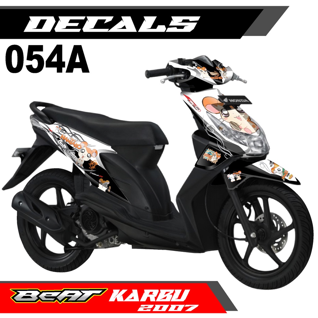 Decal Sticker - Dekal Stiker Fullbody BEAT KARBU 2007/2009/2011 Design HAMTARO - 054