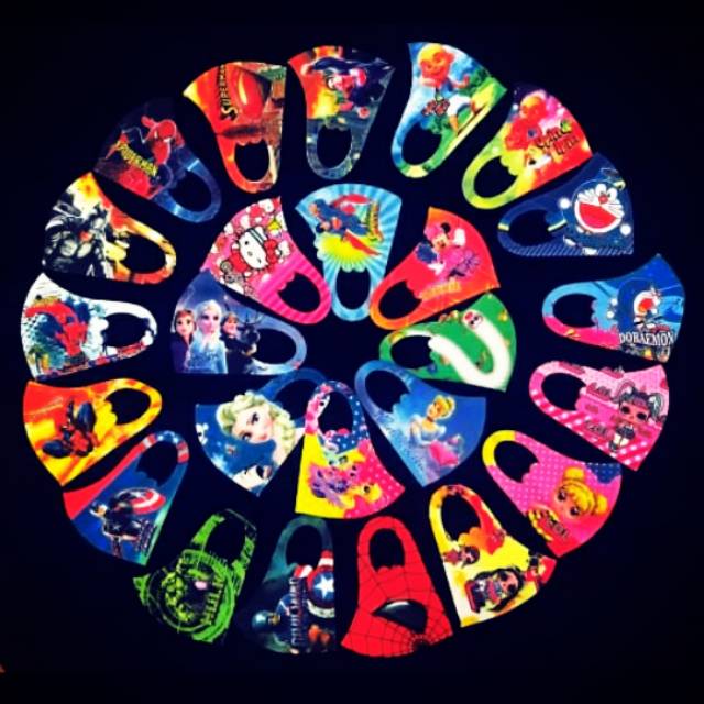 Masker Anak Karakter Scuba