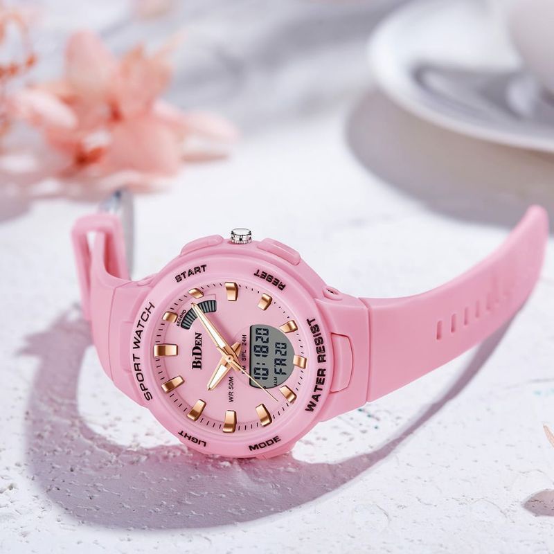 JAM TANGAN WANITA ORIGINAL BIDEN TERLARIS DIGITAL ANALOG FASHION KASUAL FORMAL SANTAI