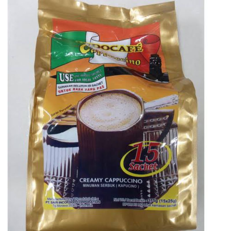 indocafe kopi cappucino15s @25g