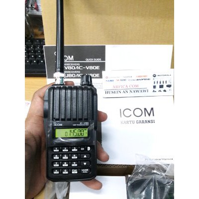 Promo HT ICOM IC V80 ORIGINAL JAPAN GARANSI RESMI   HT ICOM V80 VHF Berkualitas