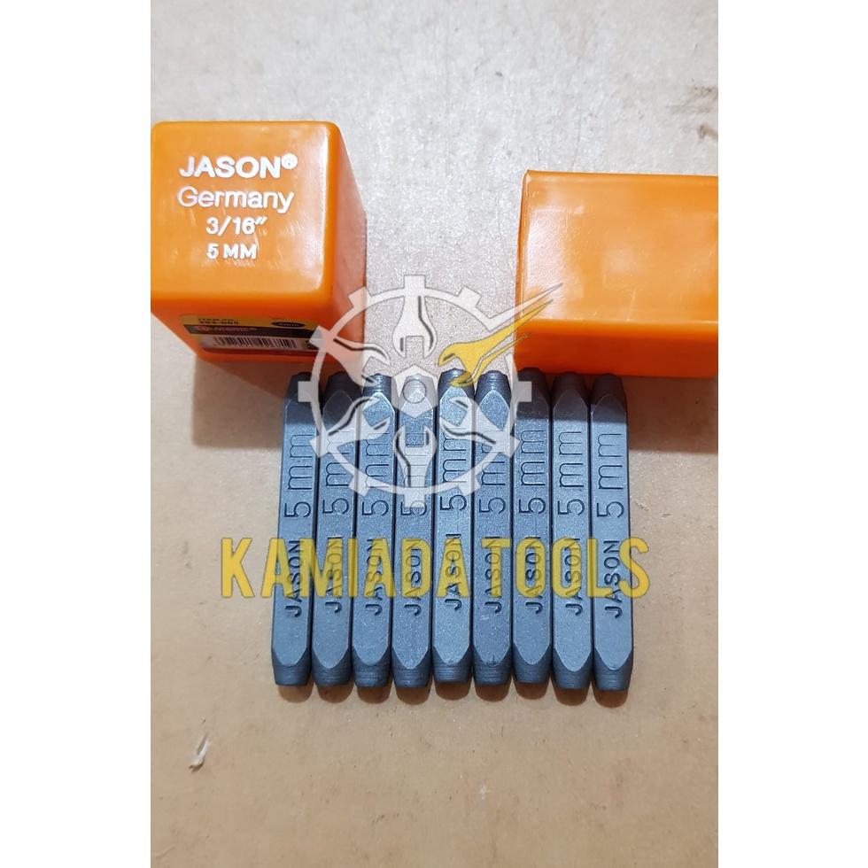 KETOK ANGKA 5mm JASON GERMANY 3/16''/TAP ANGKA