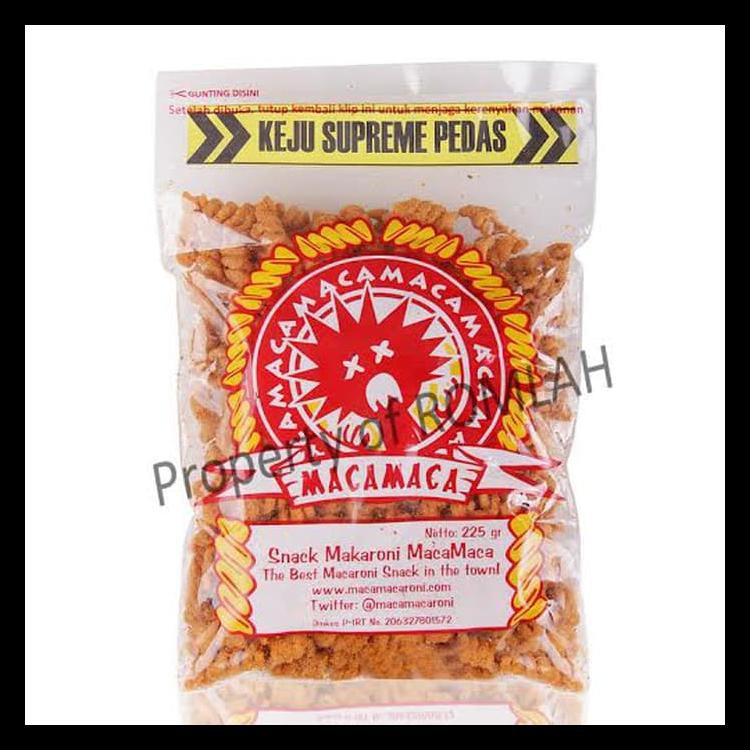 | Maca-Maca Macaroni Keju Supreme Pedas |