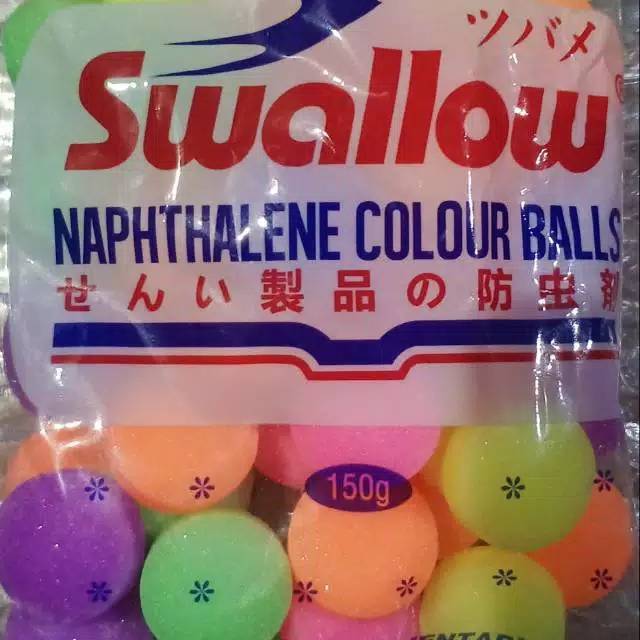 Kamper baju Swallow Ukuran warna warni 150gr ...