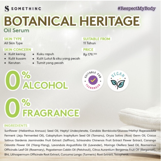 SOMETHINC BOTANICAL Heritage Oil Serum 40ML